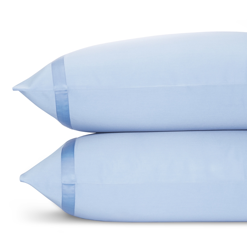 Matouk Nocturne Sateen Standard Pillowcase, Pair In Azure
