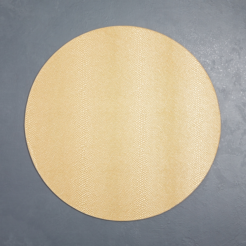 Benson Mills For Bloomingdale's Reversible Snakeskin Round Placemat