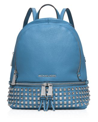 MICHAEL Michael Kors MICHAEL Michael Kors Small Rhea Zip Studded Backpack Bloomingdale s