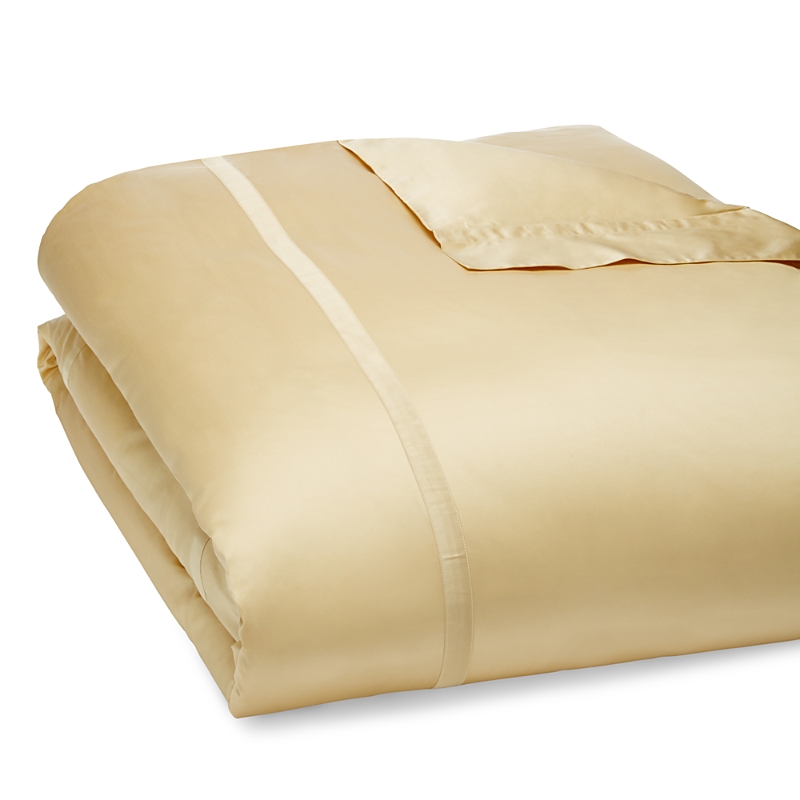 Matouk Nocturne 600 Thread Count Duvet Cover In Honey