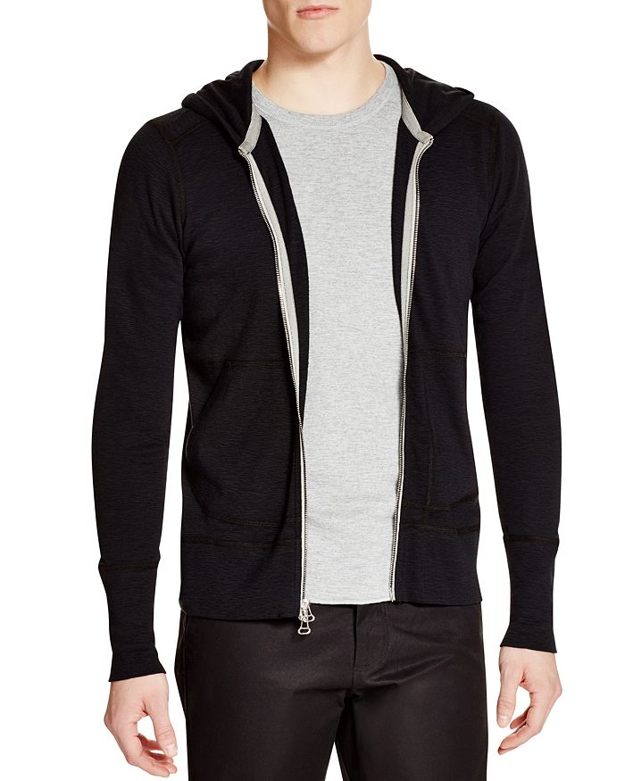 Wings and Horns Wings + Horns Slub Knit Full Zip Hoodie | Bloomingdale's