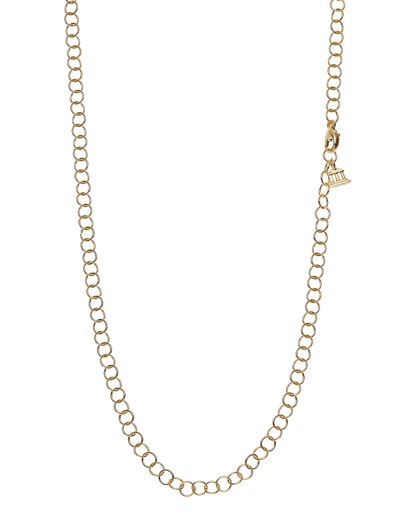 Temple St Clair 18k Yellow Gold Small Round Chain, 18'' In Gold
