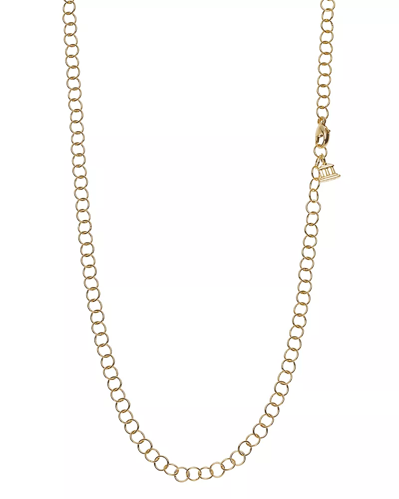 Temple St. Clair 18K Yellow Gold Small Round Chain, 18''