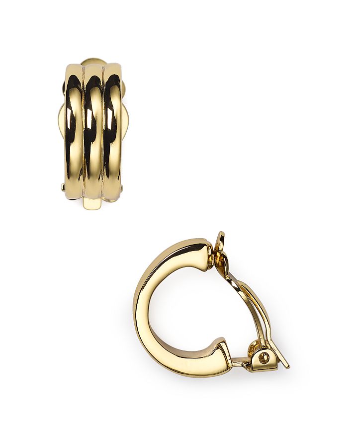 Ralph Lauren Lauren Lauren  Clip-on Earrings In Gold
