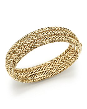 Bloomingdale's - 14K Yellow Gold 3-Row Link Bangle - 100% Exclusive