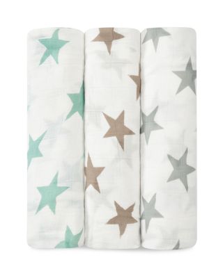 Aden + Anais Infant Unisex Star Print Silky Soft Swaddles