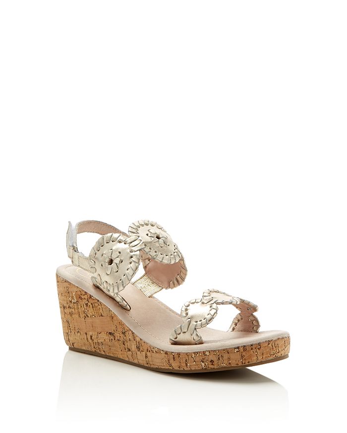 Jack Rogers Girls Miss Luccia Wedge Sandals Toddler Little Kid