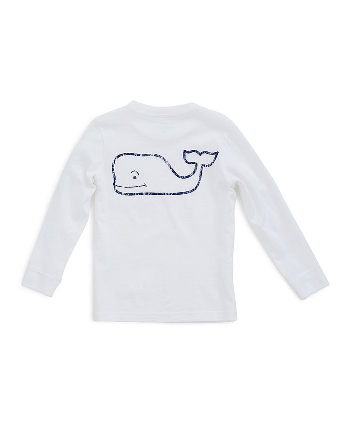 Vineyard Vines Boys Long-Sleeve Vintage Whale Graphic T-Shirt - Blue Blazer XL
