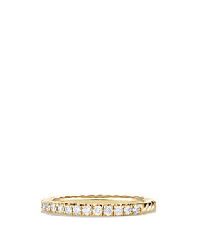 David Yurman - Cable Collectibles Ring with Diamonds in 18K Gold