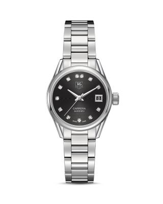 TAG Heuer - Carrera Calibre 9 Watch with Diamonds, 28mm