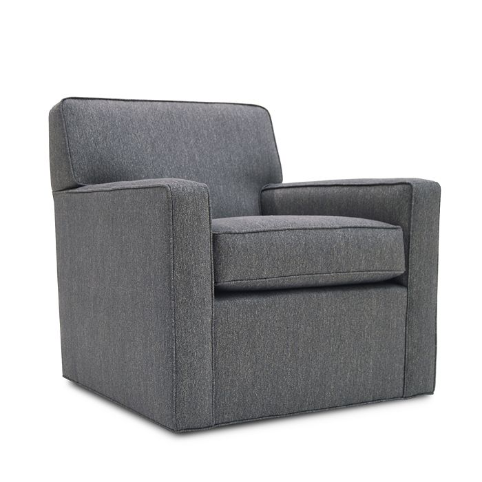 Mitchell Gold Bob Williams Mitchell Gold + Bob Williams Felix Full Swivel Chair In Lagrange Stone