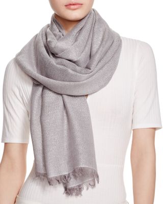 V Fraas Fraas Solid Metallic Scarf - Exclusive