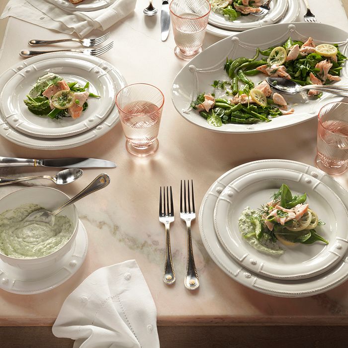 Shop Juliska Berry & Thread French Panel Dinner Plate In Whitewash