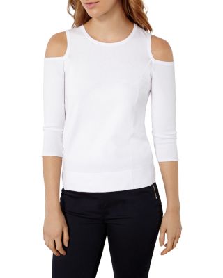 karen millen cold shoulder top