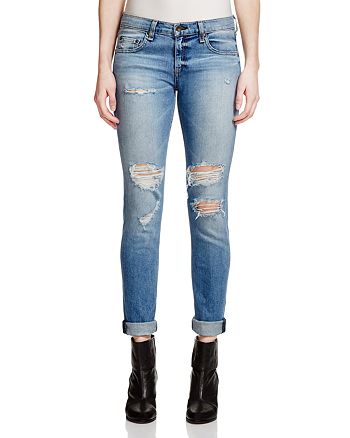 Rag Bone The Dre Slim Boyfriend Jeans In Carter Bloomingdale S
