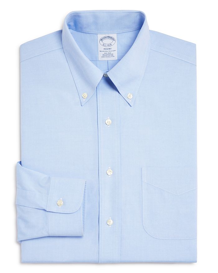 Brooks Brothers Pinpoint Non-Iron Classic Fit Button-Down Dress Shirt ...