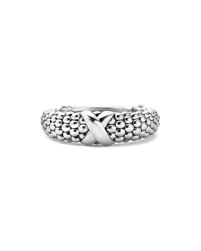 Shop Lagos Women's Embrace Ring In Silver