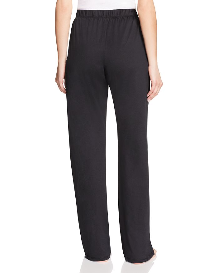 Shop Hanro Cotton Deluxe Drawstring Lounge Pants In Black