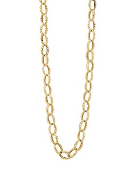 LAGOS - 18K Gold Link Necklace, 18"