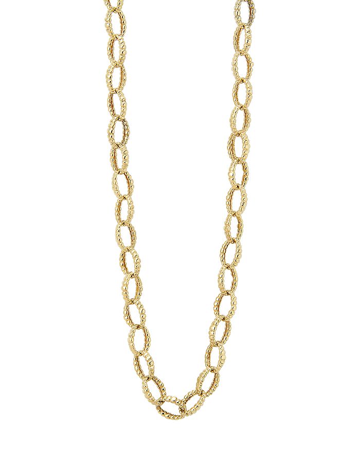 Shop Lagos 18k Gold Link Necklace, 18
