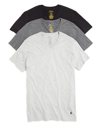 Polo Ralph Lauren Slim Fit Jersey V-Neck Tee, Pack of 3 | Bloomingdale's