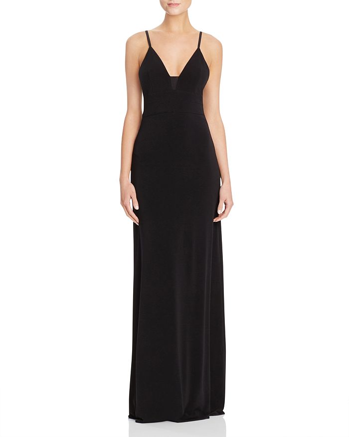 Alice Sheer Maxi Dress - Black