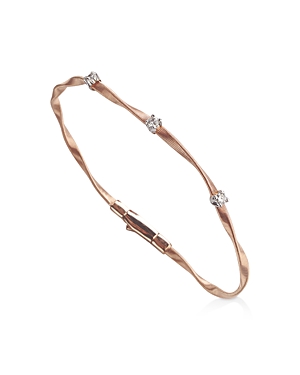 Marco Bicego Marrakech Bracelet In 18k Rose Gold With Diamonds,.15 Ct. T.w.