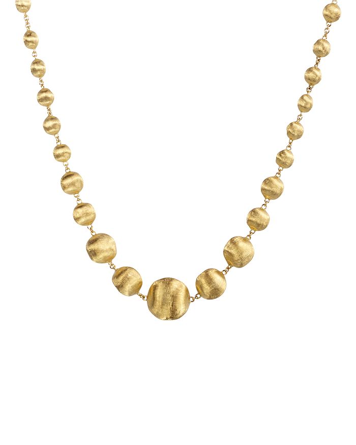 MARCO BICEGO AFRICA COLLECTION 18K YELLOW GOLD BEAD NECKLACE, 17,CB1416 -Y