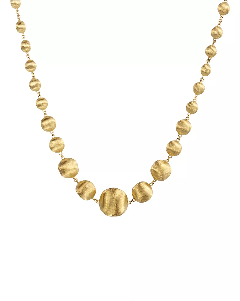 Marco Bicego Africa Collection 18K Yellow Gold Bead Necklace, 17