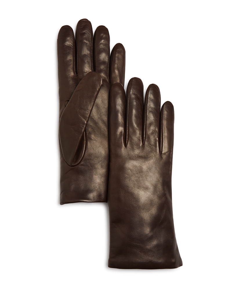 Bloomingdale's Cashmere Lined Leather Gloves - Exclusive In Pink