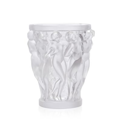 Small Clear Bacchantes Vase