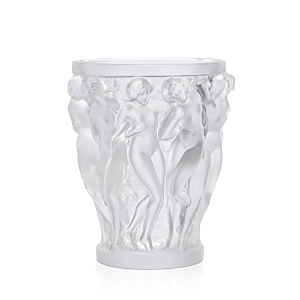 Shop Lalique Small Clear Bacchantes Vase