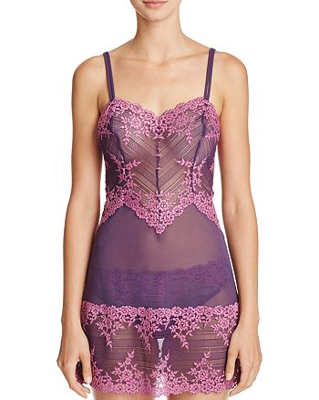 Wacoal Women's Embrace Lace Chemise - 814191,Black,Large - Foto 10