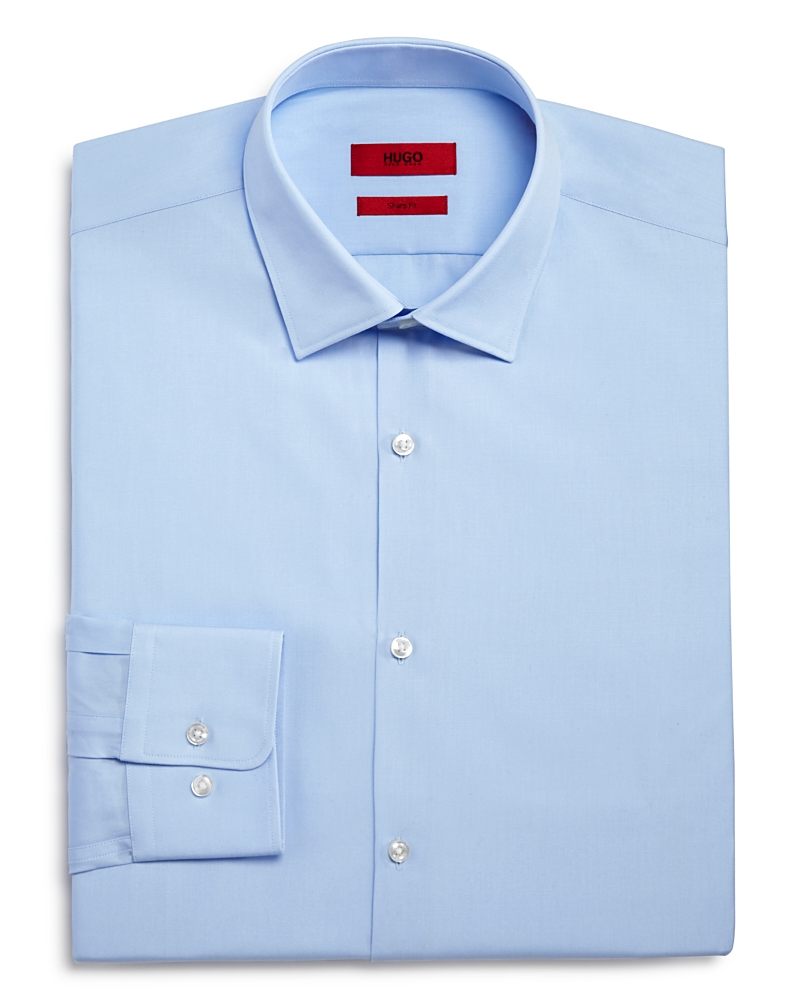 Hugo Boss Mabel Sharp Fit Regular Fit Dress Shirt In Light Blue