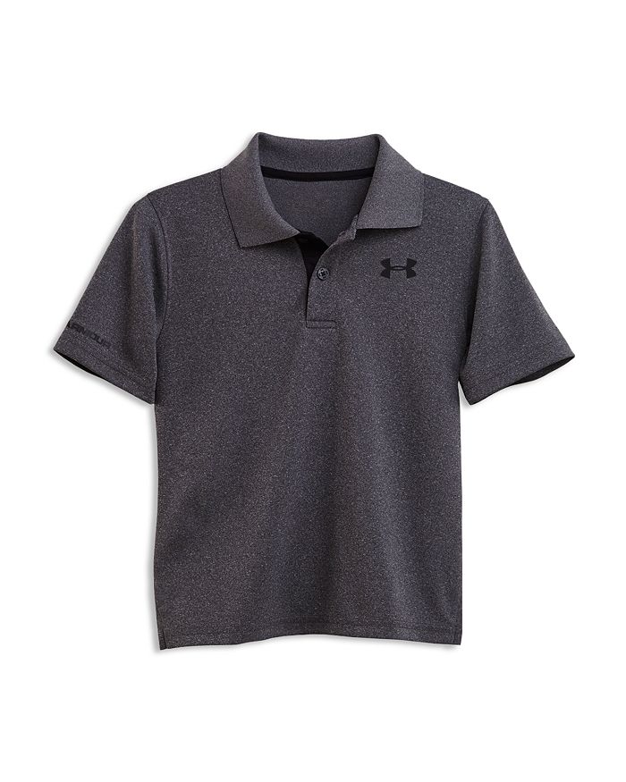 Under Armour Boys' Match Polo Shirt - Little Kid In Charcoal Gray Heather