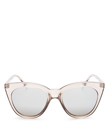 Le Specs - Halfmoon Magic Cat Eye Sunglasses, 53mm