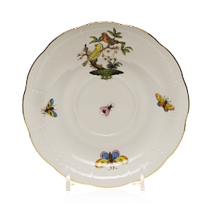 Herend Rothschild Bird Tea Saucer In Motif 6