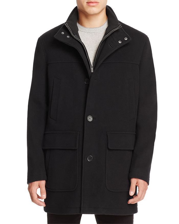 COLE HAAN WOOL CASHMERE CAR COAT,534AG522