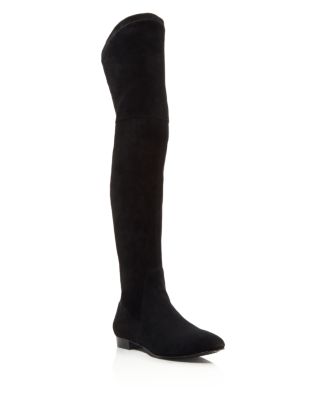 Delman Stretch Suede Over the Knee 
