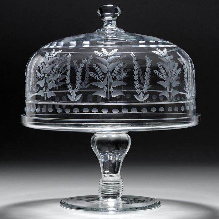 William Yeoward Crystal "Portia" Cake Stand & Dome Bloomingdale's