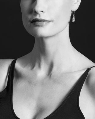 LAGOS Sterling Silver Caviar Tear Drop Earrrings