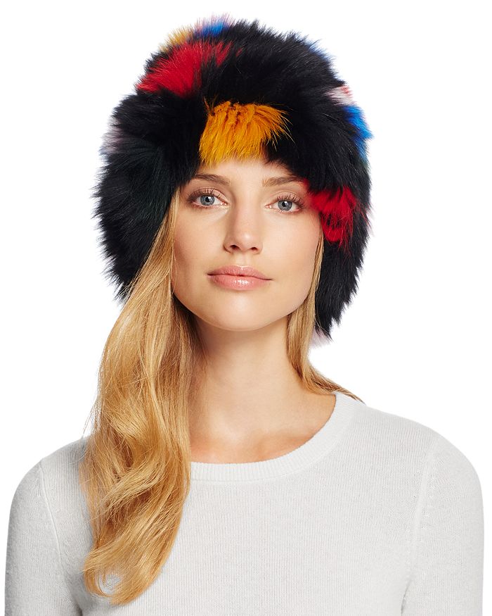 Tall fur hat on sale