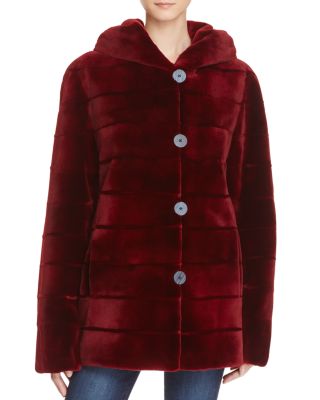 Maximilian Furs Reversible Sheared Saga Mink Coat - 100% Exclusive ...