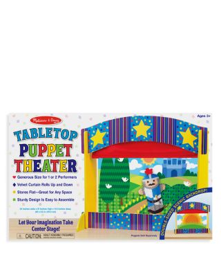 Melissa & Doug - Tabletop Puppet Theater - Ages 3+