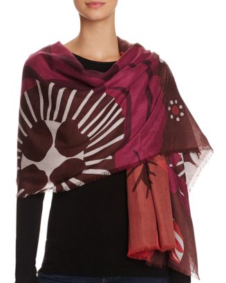 Floral Cashmere Scarf