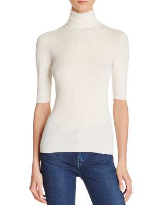 Theory Leenda B Merino Wool Turtleneck Top | Bloomingdale's