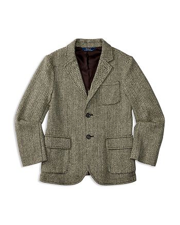 Ralph Lauren Boys' Wool Blend Herringbone Tweed Sport Coat - Little Kid,  Big Kid | Bloomingdale's