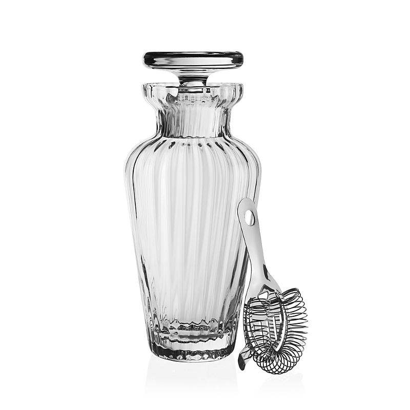 William Yeoward Crystal American Bar Corinne Cocktail Shaker With Metal Strainer In Clear
