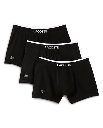 Lacoste Stretch Cotton Trunks - Pack of 3 | Bloomingdale's