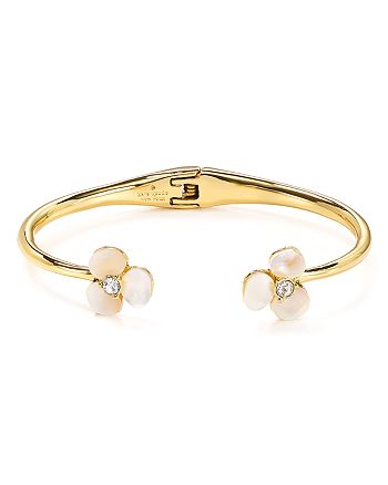kate spade new york Mother-of-Pearl Floral Cuff | Bloomingdale's